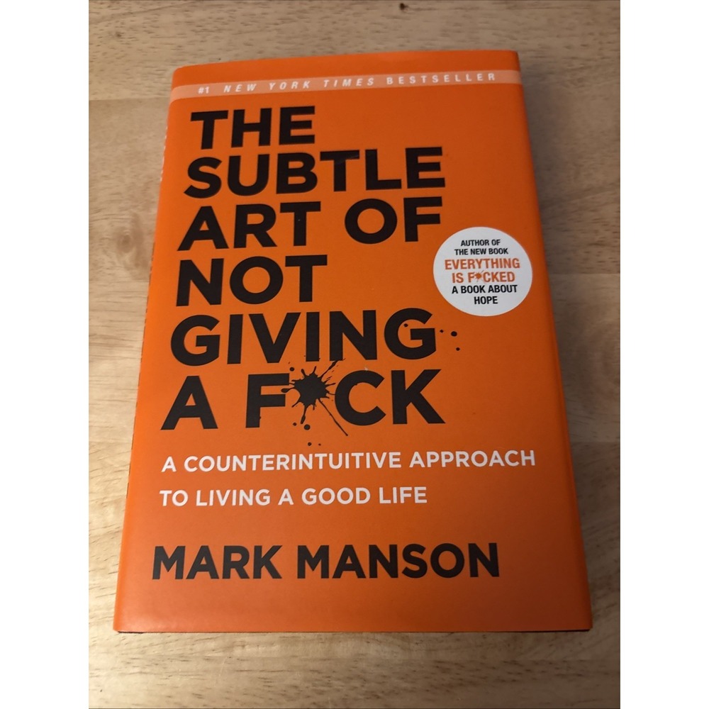 The Subtle Art‎ of Not Giving a #@%! Mark Manson Hardcover
